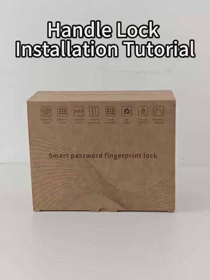 Tutoriel d'installation de la serrure connectée à empreinte digitale TravelShield